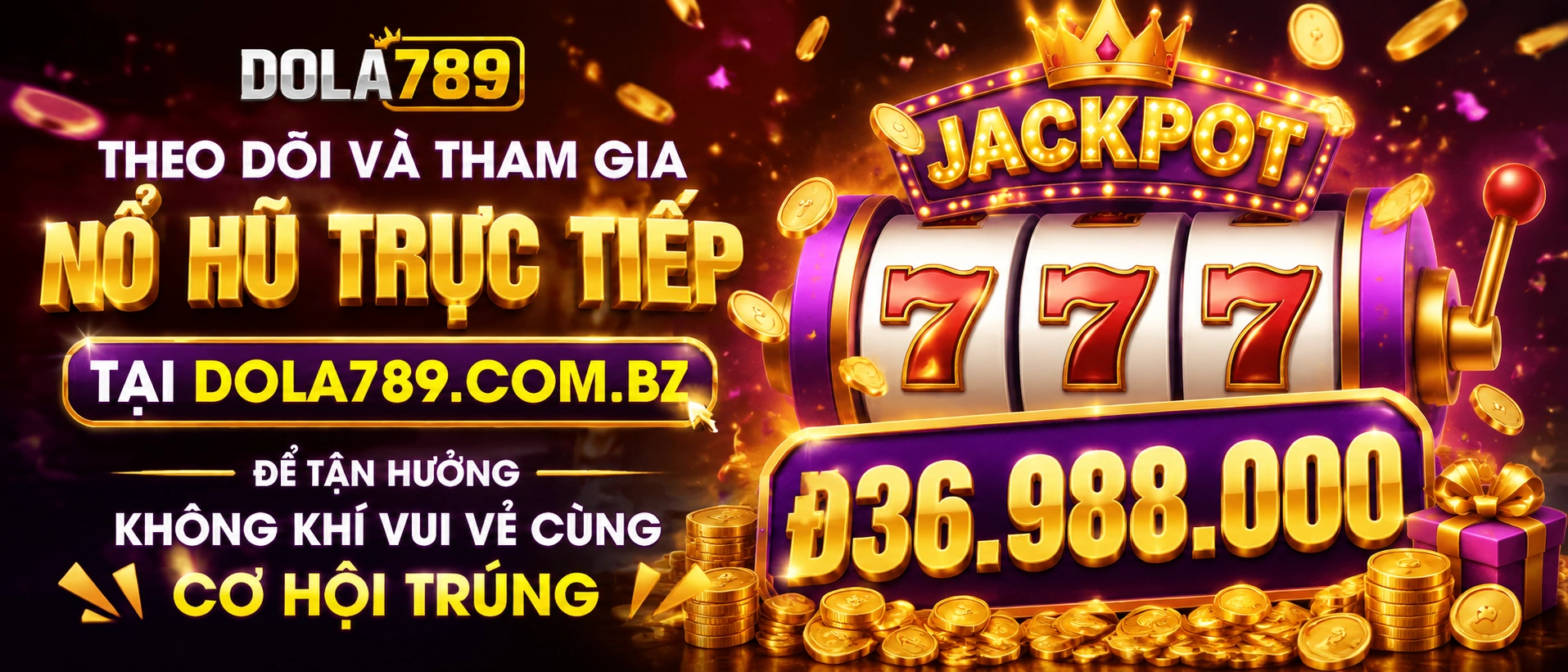 Giao diện khu Nổ Hũ của dola789 với bố cục danh mục gọn