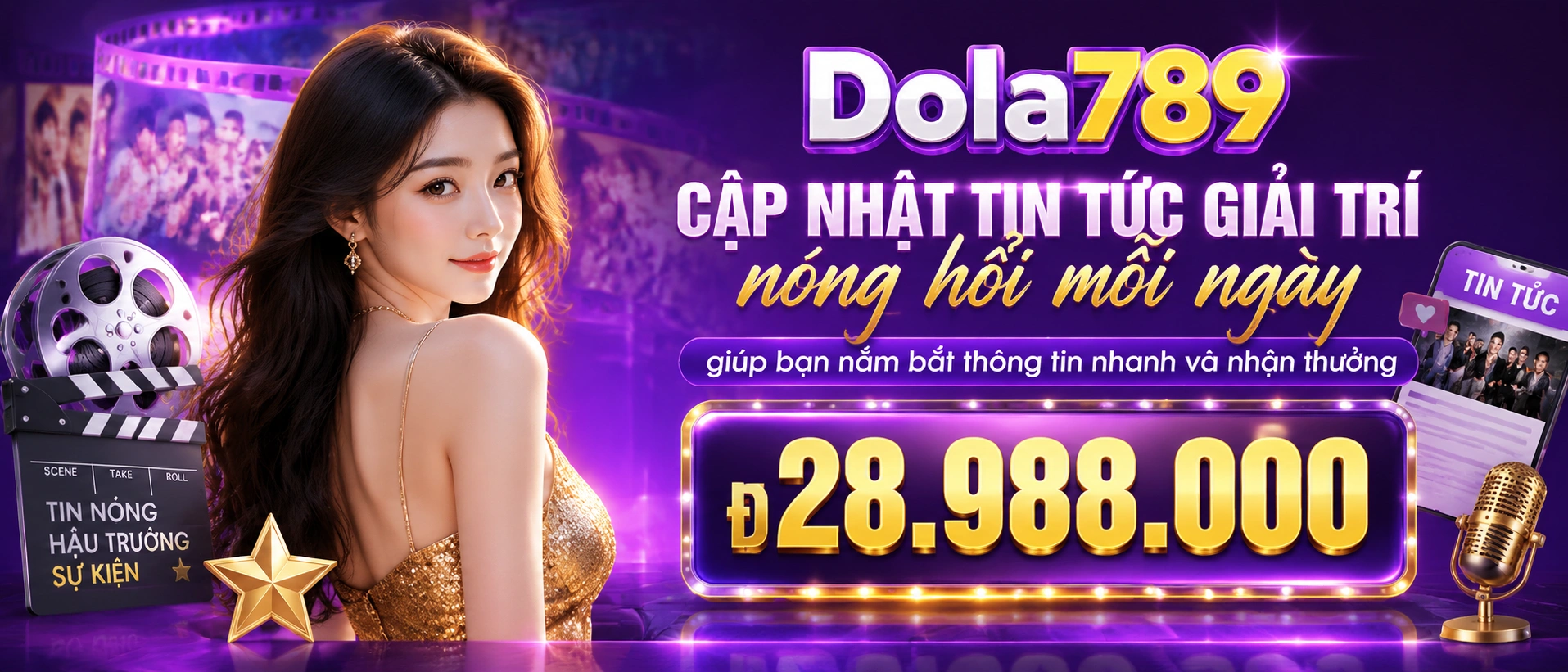 Giao diện tin tức dola789 với các mục cập nhật nổi bật